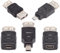 CY Adattatore 5 pz/lotto Micro USB 2.0 OTG Mini USB 5Pin Tipo-A Maschio a Femmina Adattatore di Carica Dati