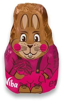 Viba Schokohäschen gefüllt mit Nougat (10 g)