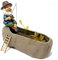 Tissting Statue de Jardin Homme Pêcheur 4,5 X 7 X 10 cm Résine Détachable, Nains de Pêche, Ornement, Jardinière de Fleurs, Sculptures de Pelouse, Décoration pour Jardin, Cour, Patio