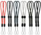 Laughhe 12 Stück Handschlaufe Lanyard Verstellbares Nylon Handgelenk Trageband Weiche Paracord Handschlaufe Kurz für Taschenlampe, Handy, USB-Stick, Kamera, Schlüsselanhänger (6 Farben)