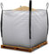 Primes DIY PREMIUM GRADE 1 Ton FIBC Bulk Jumbo Bags, Bulk bag Extra Large for Builders Garden waste, Heavy Duty, Industrial Woven Material, Storage Sack with Lifting Handles (85x85x85cm)(1 Pack)