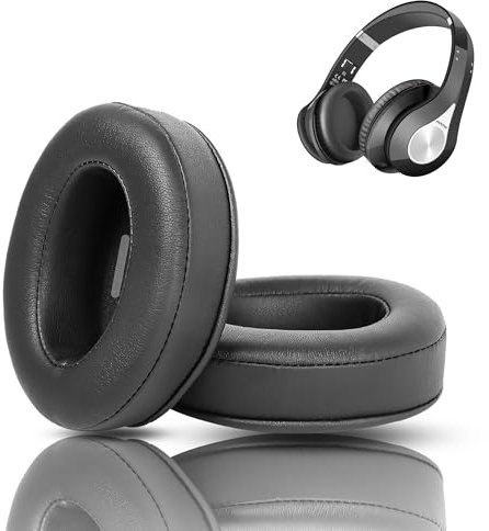 H7 H5 Ear pads Replacement Compatible with Mpow 059 H7 H5 (DIY) H1 H20 Headhpones Earpads Cushion (Protein Leather/Memory Foam)