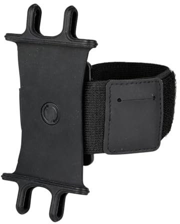 UPFIT Smartphone-Armband, Sportarmband für Smartphone Running – Sportarmband – um 360 ° drehbar – für Telefon von 5 bis 8 Zoll – mit Aufbewahrung – einfach zu bedienen & praktisch – Farbe: Schwarz