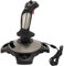 Fockety Joystick de Vuelo para PC, Controlador de Juego USB con Función de Vibración, Control del Acelerador, Joystick de Control de Simulador de Vuelo con Cable para PC, Computadora