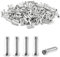 WOLMIK Bike Cable End Caps, 100 Pcs Cable Ends Bike Cable Ends Brake Cables Ends Aluminum Alloy Brake End Cover Cable Tips Crimps Bike Cable Tidy for Mountain Bicycle Road Bike