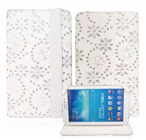 7 Inch Tablets Universal Fits, Premium PU Leather Flip With Built-In Stand Function Compatible With 7 inch Tablet