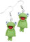 Hängend für Frosch Tier Ohrringe für Frauen Statement Lustig für Kreative Einzigartige Ohrring Mädchen Ausgefallene Earri, as described, Polymer-Ton