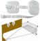 BORISCA Beistellbett Befestigung 8M, Gurt für Baby Beistellbett mit 2 Baby Speichel Handtuch, Beistellbett Gurt Befestigung Universal Gurt für Beistellbett Boxspringbett zum Verankern