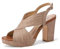 QUEEN HELENA Sandali con Tacco a Fascia Incrociata Eleganti Donna ZM9106-1 (Marrone, Sistema Taglie Calzature EU, Adulto, Donna, Numero, Media, 39)