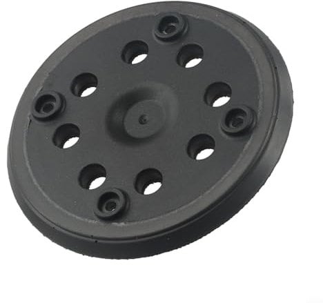 Sanding Pad 125mm 8 Holes, Black 5 Inches for Bosch Eccentric Sander PEX 270 A and PEX 270 AE, Orbital Sander Discs Round Polishing Wheel, Strong Stickness High-Density Hook