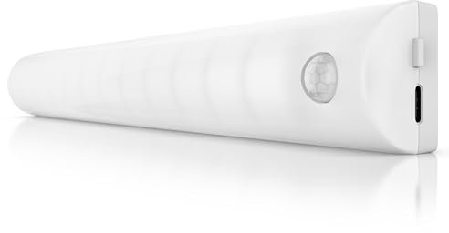 CSL - Nachlicht Sensorlicht mit Bewegungsmelder PIR Sensor - Dämmerungssensor - 4 Lichtfarben – Flexible Anbringung mit Magnetstreifen – 70 Lumen – 3m Reichweite – 120° Erfassungswinkel