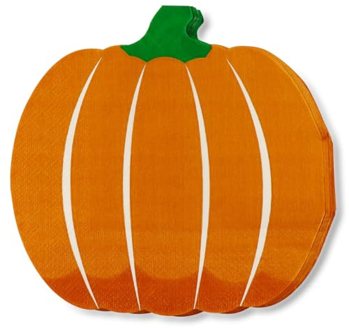 20 Stück Servietten Herbst,Kürbis Servietten,Herbstmotiv Servietten | Thanksgiving Tischdeko Herbst Papierservietten, Halloween Papierservietten, für Serviettentechnik I Geburtstag I Party