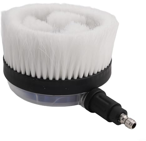 Zilimontt Hochdruckreiniger rotierende Bürste mit /4 Schnellverbinder männlich für Autowaschwerkzeuge und Outdoor-Reinigungsgeräte