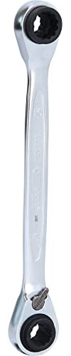 KS Tools 503.4541 4 in 1 GEARplus Doppel-Ratschenringschlüssel, umschaltbar, 8x9x10x11mm