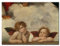 WANDKINGS Leinwandbild Zwei Engel von Raffael / 40 x 30 cm/auf Keilrahmen
