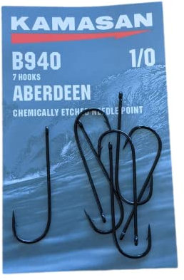 Kamasan B940 Aberdeen Classic Hook: 1/0