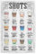 artboxONE Poster 30x20 cm Essen & Trinken Shots Menu II hochwertiger Design Kunstdruck - Bild Syrup Alkohol b-52