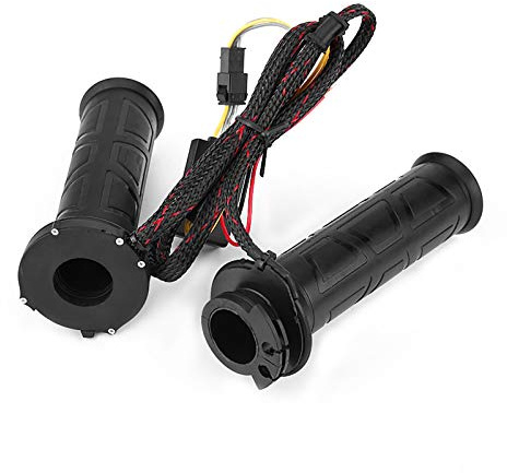 Keenso Motorrad Heizgriffe, 1 Paar 12V 22mm 7/8 Zoll Motorradlenker Elektrischer Heizgriff Motorrad Griffheizung für Motorrad mit 22mm Lenker