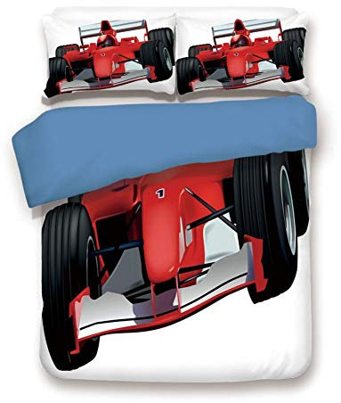 HiDecorRoom Bettwäsche-Set mit 2 Kissenbezügen, 3-teilig, Mehrfarbig Queen Color#12