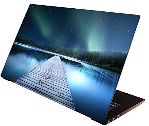 / Folie Sticker Aufkleber Skin Schutzfolie für Notebook Laptop (Sterne, 15-17 Zoll)