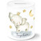 SpecialMe® Kinder Spardose mit NamenTier-Motive Nashorn Löwe Elefant Watercolor Sparschwein Keramik Elefant weiß Unisize
