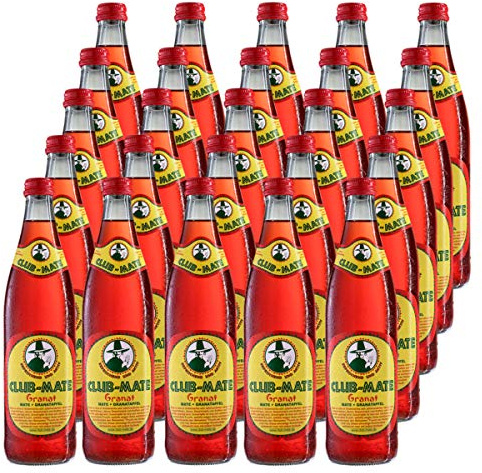 Club-mate Granatapfel 25 Flaschen je 0,5l incl Mehrweg Pfand