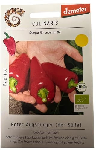 Culinaris 027 Paprika Roter Augsburger (Bio-Paprikasamen)