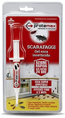 Protemax GEL SCARAFAGGI BLATTE INSETTICIDA siringa GR. 5 Zapi Spa - pronto all'uso