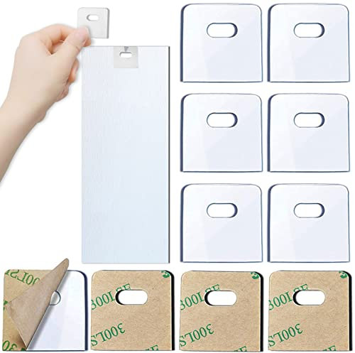 25 Sets (50 Stück) transparente Reparaturlaschen für vertikale Jalousien / vertikale Jalousien / Jalousien-Fixierlaschen für vertikale Jalousien, Ersatzlamellen