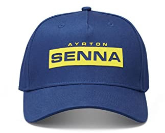 Ayrton Senna - Offizielle Merchandise Kollektion - Logo Cap - Navy - One Size