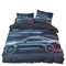 Tomifine Bettwäsche 135x200 Sportwagen Auto Bettbezug Cooler Roter Schwarzer Extreme Sport Thema Bettwäsche Set mit Reißverschluss und 2 Kissenbezug (200x200 cm + 50x75 cm,Sportwagen 1)