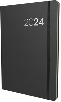 Collins Legacy Terminplaner 2024 A5 Wochenansicht - Business Planer und Organizer - Januar bis Dezember 2024 Terminplaner - Wochenplaner - Schwarz - CL53.99-24