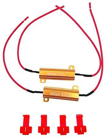 JZK 2 x 50 W 6-Ohm-Lastwiderstände zur Behebung von Blinksignalfehlern