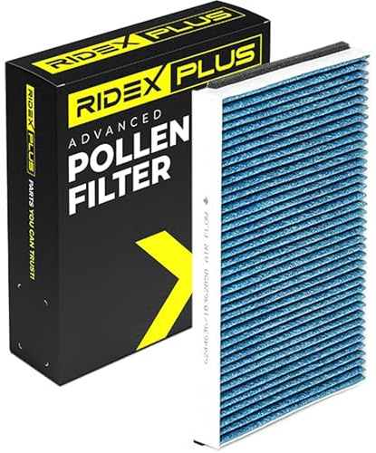 RIDEX PLUS Innenraumfilter 424I0526P Pollenfilter Aktivkohle Höhe: 29 Breite: 208 Länge: 300
