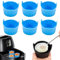 6 Molde Silicona Freidora de aire, Molde Silicona Air Fryer, Air Fryer Accesorios (azul)