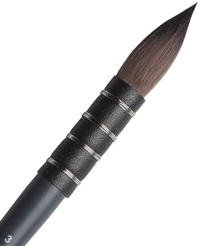 Winsor & Newton 5011503 Pinceau synthétique Professionnel Aquarelle écureuil synthétique n°3