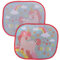Pareja de parasoles laterales para niños, diseño de unicornio, 44 x 35 cm, protección UV