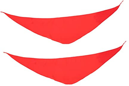 ANDRESLAD 2 Stück Roter Schal Dreieckstuch Kinderschals Für Kinder Tanzende Kinder Dreiecksschal Schals Für Kinder Dreiecksschal Für Kinder