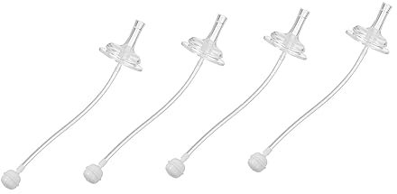 BESTonZON Nip Straw Cup 8 Stück Wasserauslauf Strohhalm Saugnapf Flaschenfütterungszubehör Lerntrinkbecher Trinkhalm Wasserflaschen Strohhalm Weithals Babyflaschen Strohhalm Milchflaschen