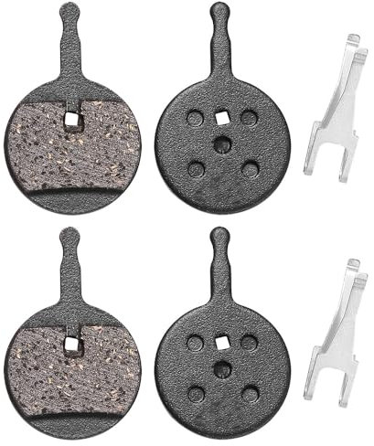 Hsthe Sea 4 Stück Fahrrad-Scheibenbremsbeläge, Fahrrad-Bremsbeläge aus halbmetallischem Kunstharz für Avid Mechanical BB5, CSC, Kingdom, Promax DC 710, 720, 913, Decipher, Dualtron Ultra