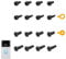 Rings Doorbell Screws Replacement Set, Spare Screws for Rings Doorbells (16pcs)