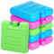 Ice Packs for cool box - Slim, Reusable & BPA-Free Freezer Blocks | Long-Lasting, Quick Freeze | Perfect for Picnic, Camping, Beach & Outdoor Sports (Multi - 6 Pack)