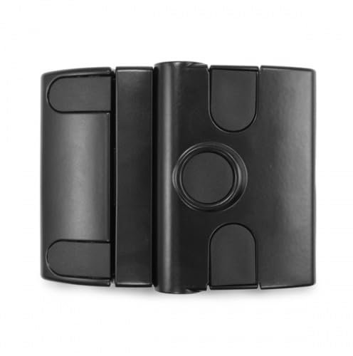 KINETIK - KM.FSC0S Fallenschloss ohne Zylinderschloss, Fallenverschluss, Aufschraubschloss, Schlosskasten, schwarz