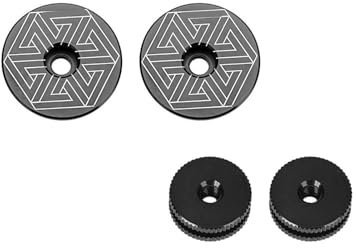 RISK bike Grip Handlebar End Cap Handle Bar Grip End Plug Aluminium Lock Mountain