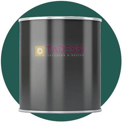Tadessi Pintura interior verde – verde musgo – pintura de pared lavable mate – pintura de emulsión – poco olor y sin disolventes – envase de 1 litro