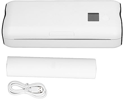 Mavaol Inkless Thermal Printer, Portable Bluetooth Printer, A4 Photo Printing, Reable Battery, for iOS and Android
