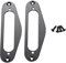 Swiixxer 2 Stücke Gitarre Pickup Rahmen Montagering Einzelspule Metall Flache Humbucker Pickup Ring Für Tl Style E-Gitarren (Schwarz)