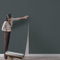 Beswitory Self Adhesive Thermal Insulation Wallpaper - Dark Grey Textured, 3mm Thick Wall Insulation Panels Thermal Wallpaper Stickers for Living Rooms - Thermal Wallpapers for Cold Walls
