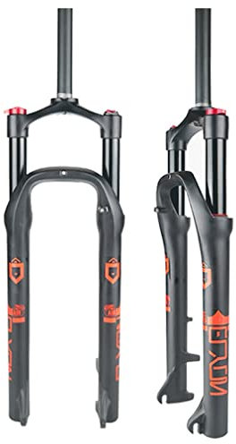 26 zoll Schnee Radfahren Fett Gabel 4, 0 Fett Bikes Suspension Gabel Mountainbikes Air Gabel 100mm Reise 1-1/8 Gerade QR Elektrische Fahrräder Gabel Manuelle Lockout