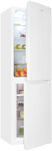 Exquisit Kühl-Gefrierkombination No-Frost, 247 L, Weiß, 39 dB | Freistehend, 4-Sterne-Gefrierfach, Schnellgefrieren, Energieklasse D – ideal für 3–4 Personen